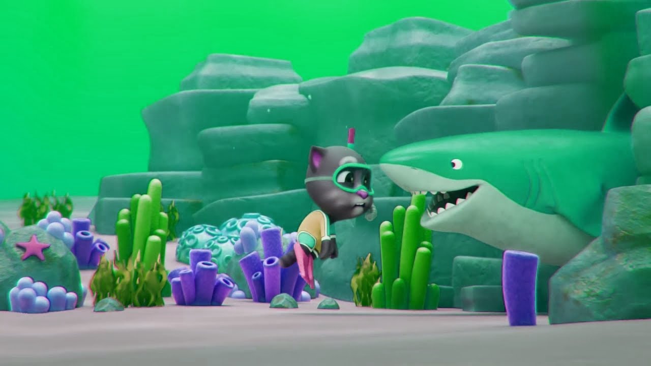 Talking Tom Explores the Underwater World 🤿🌊🐟 (Sponsored By: Gamavision Csupo Effects)