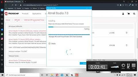 Descargar e Instalar Atmel Studio