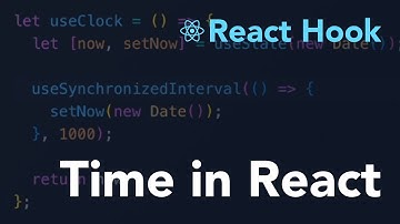 Reacting to time - useClock hook