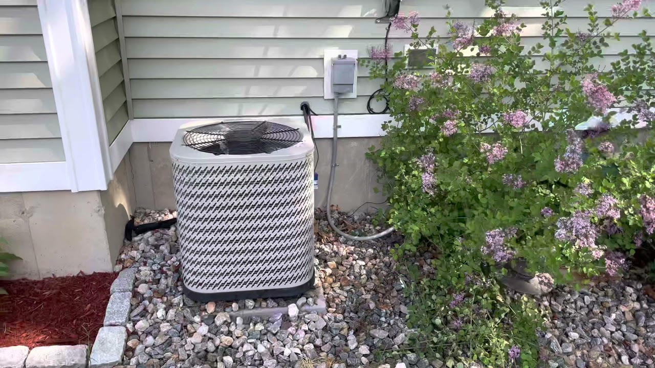 Trane condenser Install