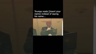 Trump Reads ‘Insert Your Name’ During Oath 😅