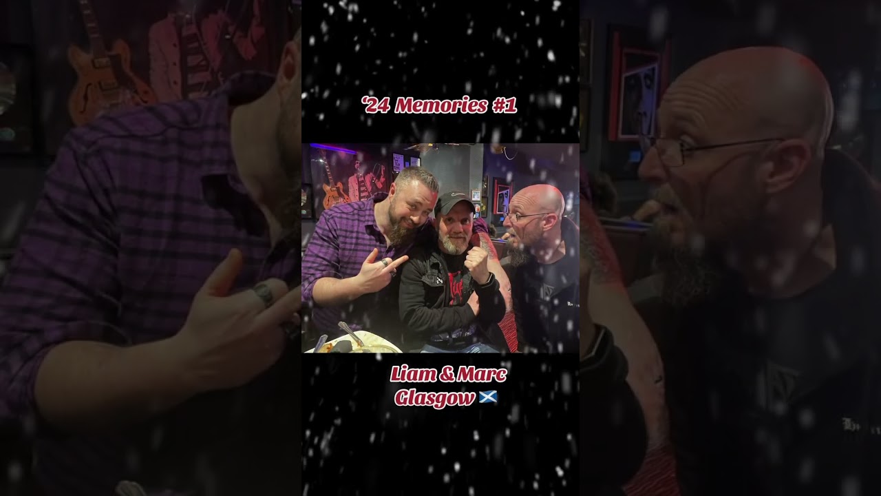 Bumped into Legends @TheDeathDoomMetalHead  & @marc.g.with.a.c. at DOWF, Glasgow 🏴󠁧󠁢󠁳󠁣󠁴󠁿