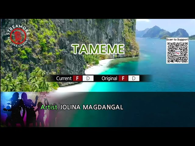 🎵 Tameme – Jolina Magdangal (Karaoke Version)