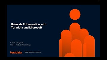 Unleash AI Innovation with Teradata and Microsoft | ODFP277