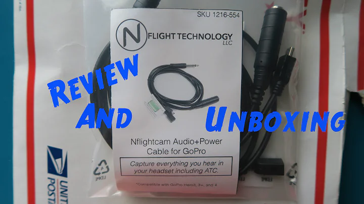 NflightCam Audio and Power Cable For GoPro Review