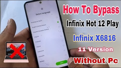 How To Bypass Infinix Hot 12 Play | Infinix X6816 FRP BYPASS Android 11 | All Infinix Android 11 FRP
