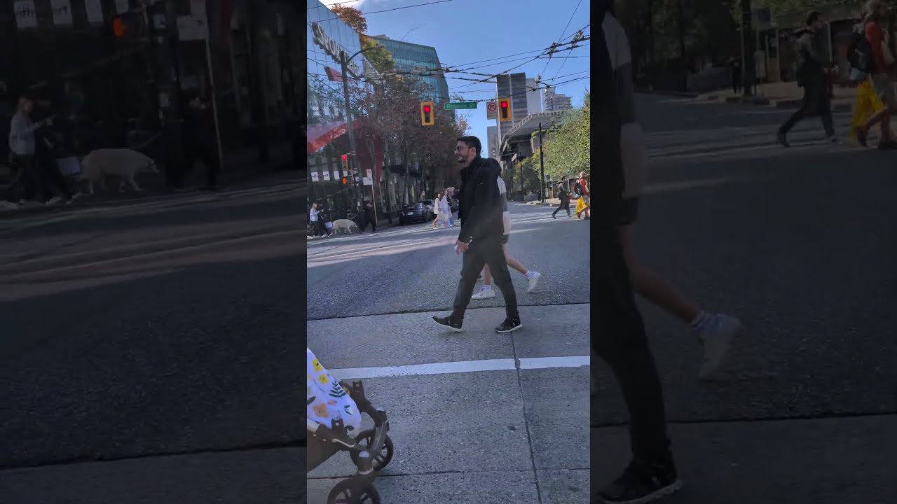 Walk In Downtown Vancouver BC Canada Video Travel Live Shorts