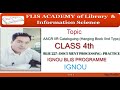 4. IGNOU BLIE 227 AACR IIR Cataloguing (Hanging book IInd type)