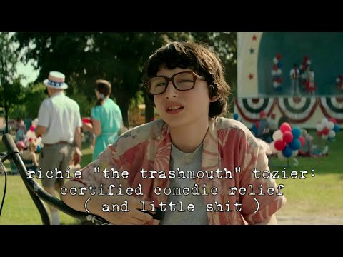 Finn Wolfhard's Richie "Trashmouth" Tozier being a hilarious little sh*t