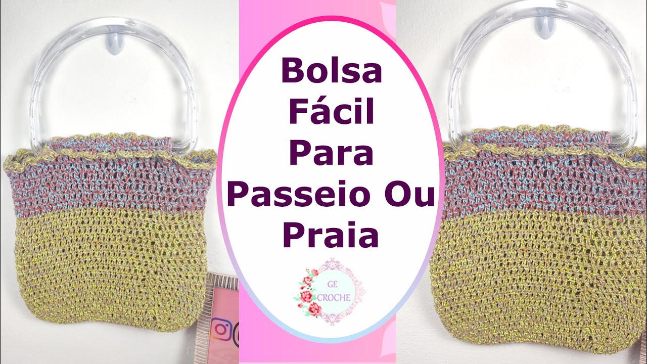 Bolsa Fácil Em Barbante Para Passeio Ou Praia