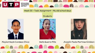 Details 🔴 (AC-S05) Week 05 - Task: Assignment - My old school days Update