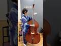 着物でウッドベース #多岐川舞子 #舞台裏 #着物 #ウッドベース #コントラバス