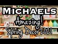 MICHAELS SHOP WITH ME SPRING DECOR 2021 • LOVE!