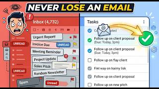 Turn Any Gmail Email Into a Google Task in 1 Click! (Never Forget an Email)