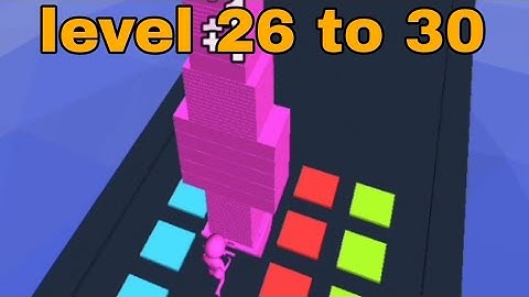 stack colors gameplay walkthrough | level 26 to 30 | I GAMER