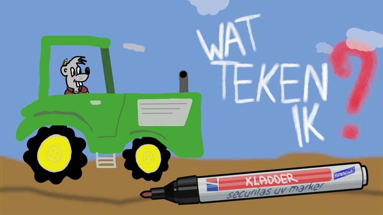 Tractor Filmpjes: Wat Teken ik? Tekenen & raden Puzzel! (Kladder Quick Draw Boerderij)