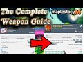 Maplestory M: Weapon Guide | STOP DOING TRASH DAMAGE