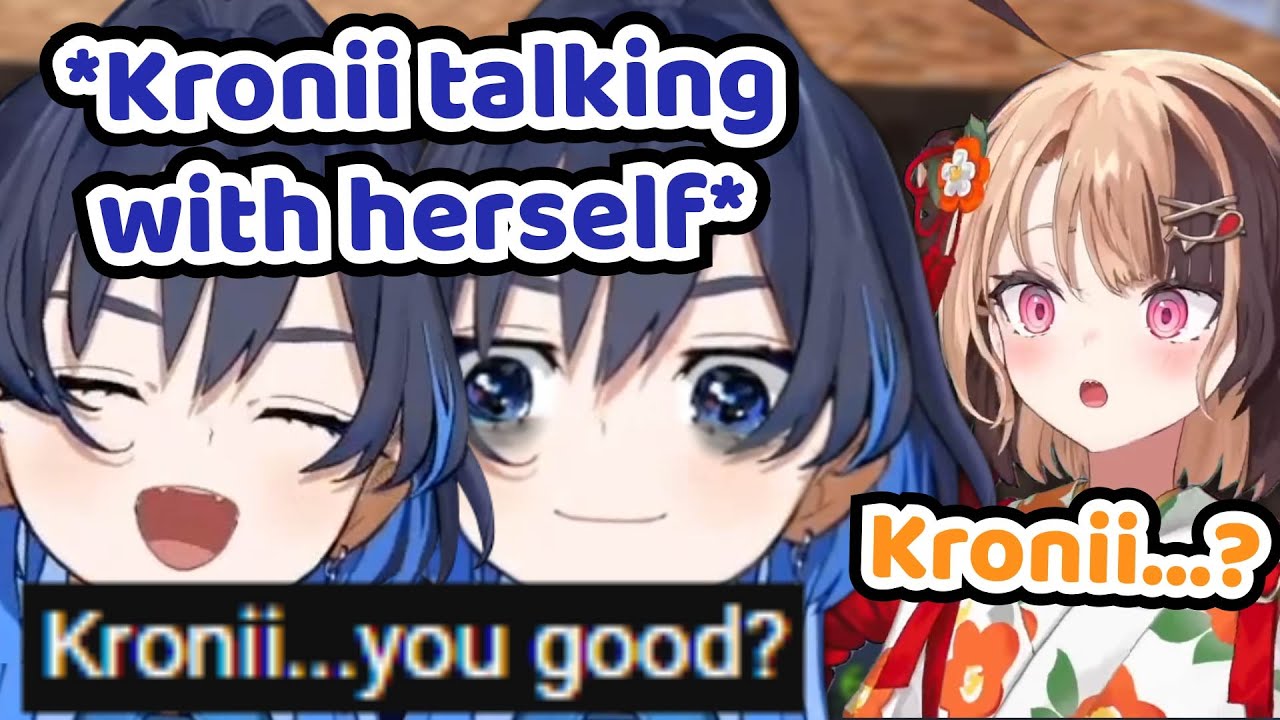 Gigi ACCIDENTALLY Witnessed Kronii Having Her Schizophrenic Fit by Herself