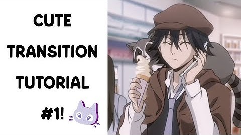 Cute transition tutorial #1! || ALIGHT MOTION TUTORIAL