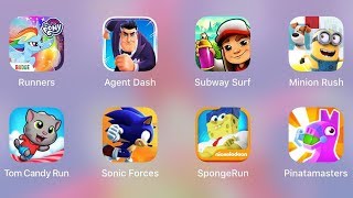 Minion Rush,My Little Pony,Agent Dash,Sonic Forces,Subway Suft,Tom Candy,Spongebob Run,Pinatamasters screenshot 3