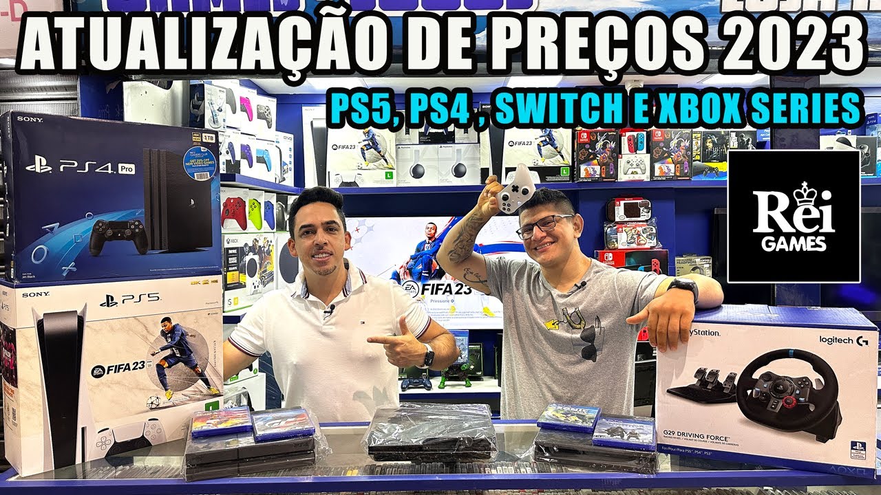 PS4, PS5, XBOX SERIES SUPER QUEIMA DE ESTOQUE na REI GAMES SANTA IFIGÊNIA!  