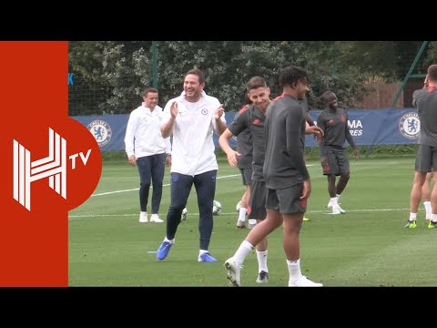 Frank Lampard leads Chelsea training ahead of Champions League return!