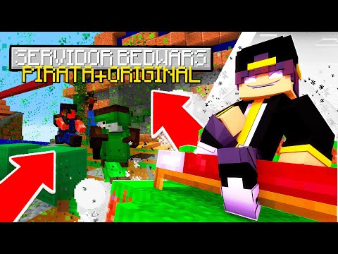 Servidor de Minecraft BedWars Brasil Sem LAG! Ping Rápido para '' Bedrock e Java''