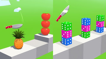 Max Levels Slice it all🔪🍊🎃: All Levels Gameplay Android, iOS ASMR Cutting Game Big Update