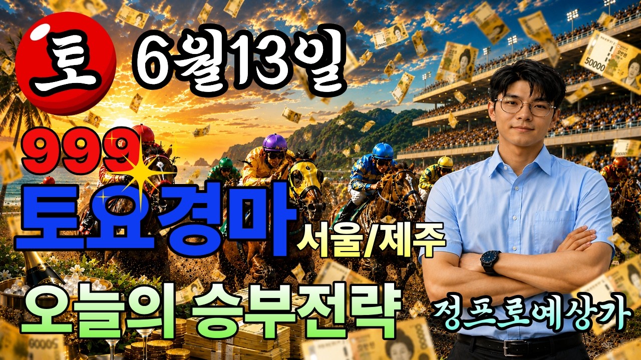 ⚽정프로경마#유튜브/#6월13일 토요경마🏀서울/부산/제주경마⚽정프로경마🥎오세현경마🚩쓰나미경마⚽부산경마🏐제주인경마⚾선동렬경마🏀제주김기자⚾별대박경마🥎조찬훈경마🏀박수홍경마🏐강백호경마