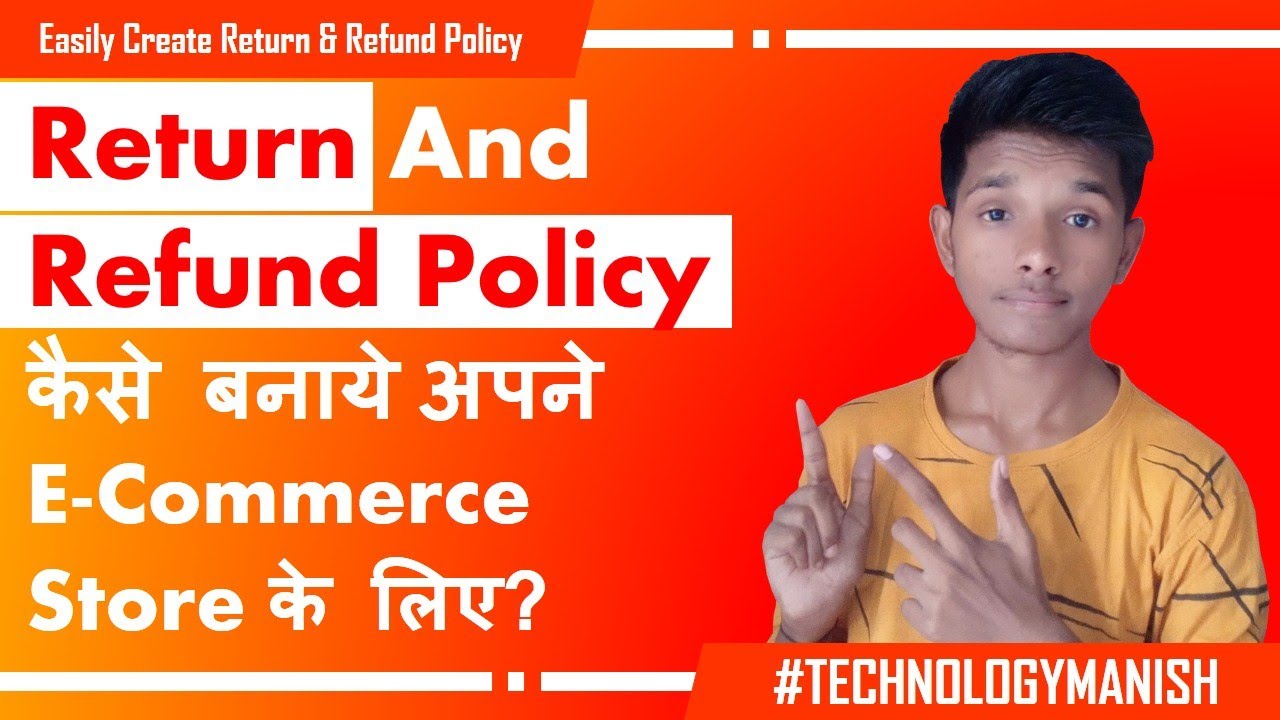 How To Create Return and Refund Policy For Store Return