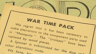 Unboxing a 1940's Monopoly "War Time" Edition screenshot 3