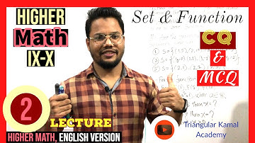 2nd Lecture on Set & Function, Ex 1.2 No: 8-9 | Higher Math (EV) IX-X | SSC Higher Math | CQ & MCQ