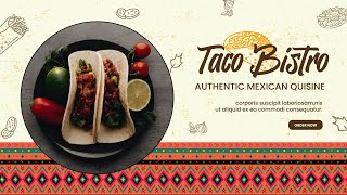 Mexican Food Menu Slideshow After Effects Template