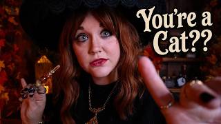 ASMR You're a Cat?! 🐈‍⬛ Witch Removes a Feline Curse Personal Attention Roleplay