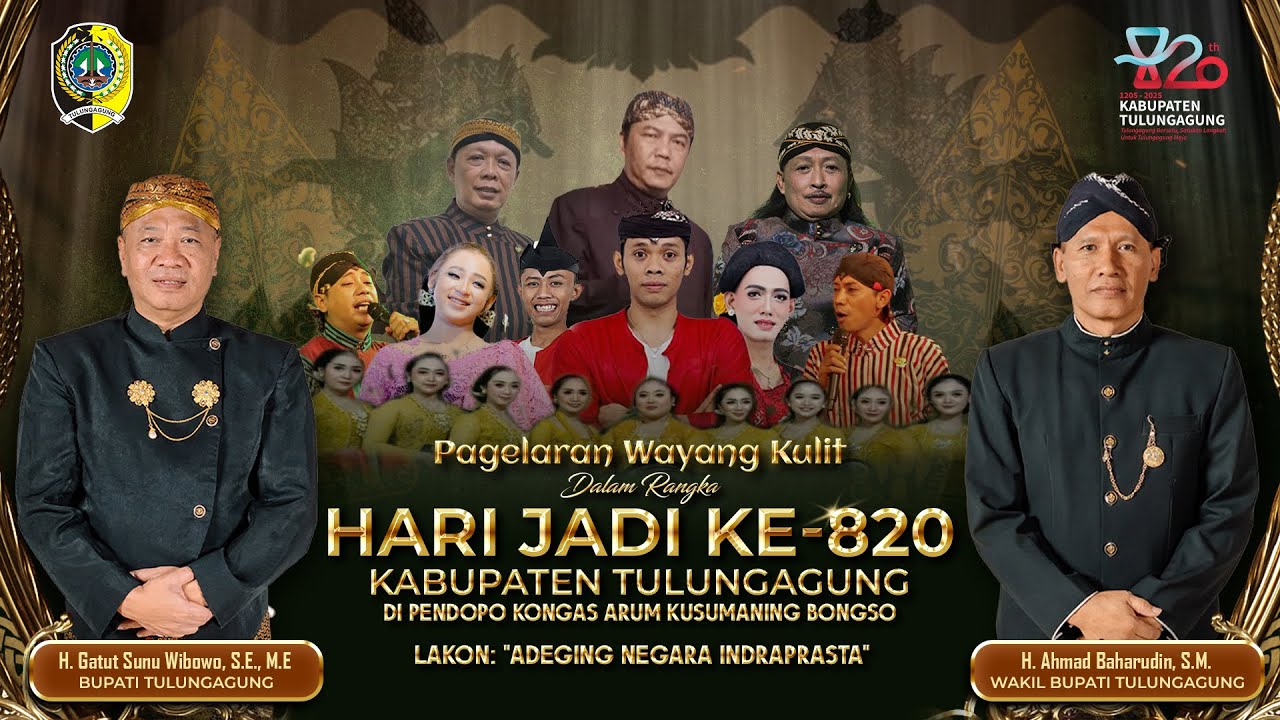 PAGELARAN WAYANG KULIT DALAM RANGKA HARI JADI KE-820 KABUPATEN TULUNGAGUNG