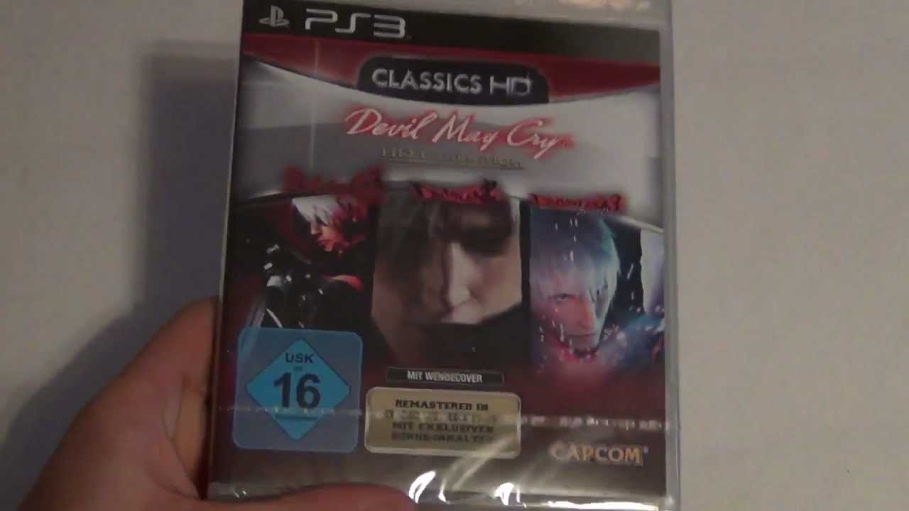 Unboxing [Devil May Cry - HD Collection] PS3 german/HD(1080p) - YouTube