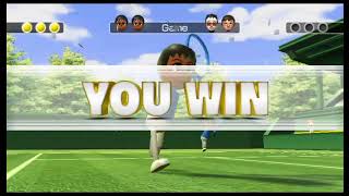 Wii Sports - Tennis (Skill Level 0 - Champion)