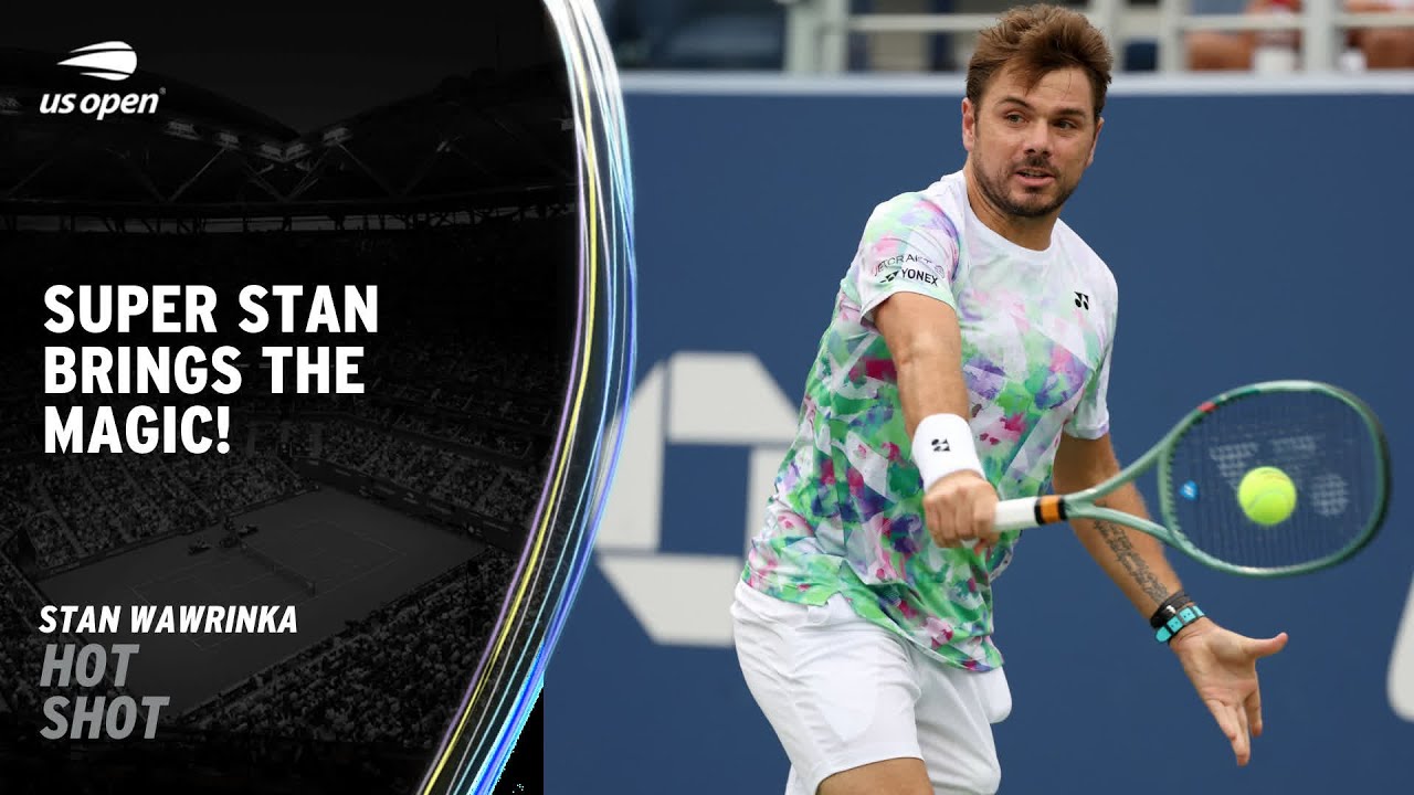 Stan Wawrinka's Stunning Backhand Winner | 2023 US Open