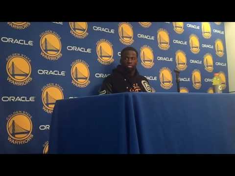 DRAYMOND GREEN, POSTGAME Golden State Warriors (36-6) v OKC Thunder: Kevin Durant, David West injury - DRAYMOND GREEN, POSTGAME Golden State Warriors (36-6) v OKC Thunder: Kevin Durant, David West injury