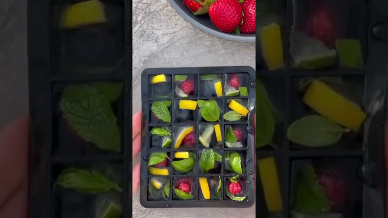 The Most Interesting Flavorful Ice Cubes You've Ever Tasted!