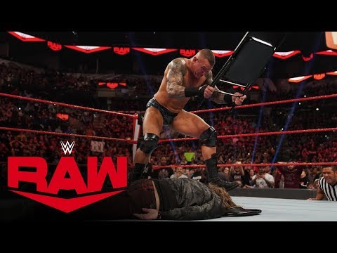Randy Orton unleashes a ruthless steel chair assault on Edge: Raw, Jan. 27, 2020