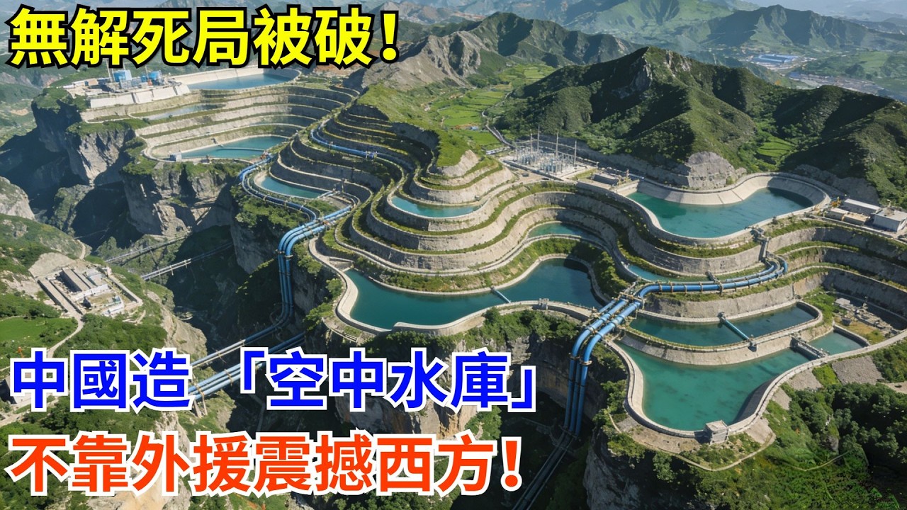 無解死局被破！中國造 「空中水庫」，不靠外援震撼西方！#科普 #熱門 #中國高鐵 #國際觀點 #大國工程