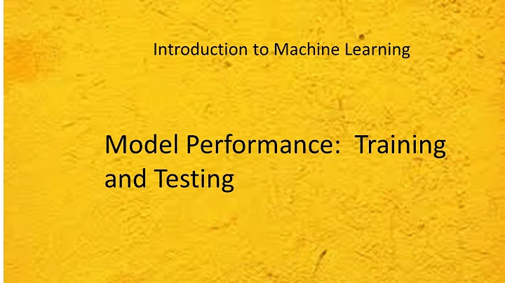 IML7:  How to evaluate a machine learning model using training/testing and mean squared error.