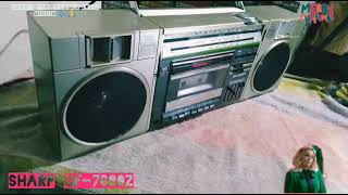 SHARP GF7600Z METAL stereo radio cassette tape recorder player graphic Equalizer apss 🤩🤩👌