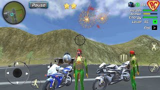 Rope Frog Ninja Hero - Strange Gangster Vegas #194 The Fastest Motorcycle screenshot 5