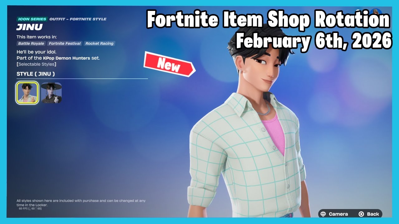 NEW K-Pop Demon Hunters Wave 2 | Fortnite Item Shop Rotation Today - February 6th, 2026