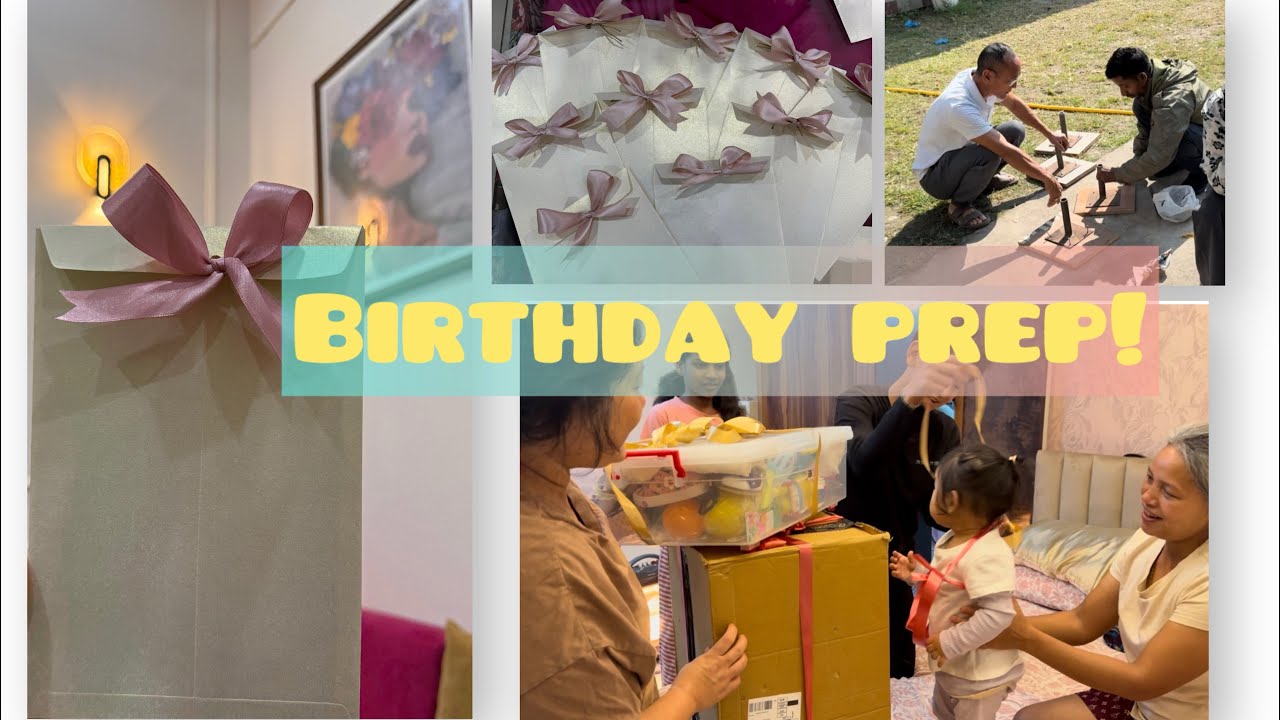 My Daughters Birthday preparations/Capturing Moments Before Her Big Day -part 1