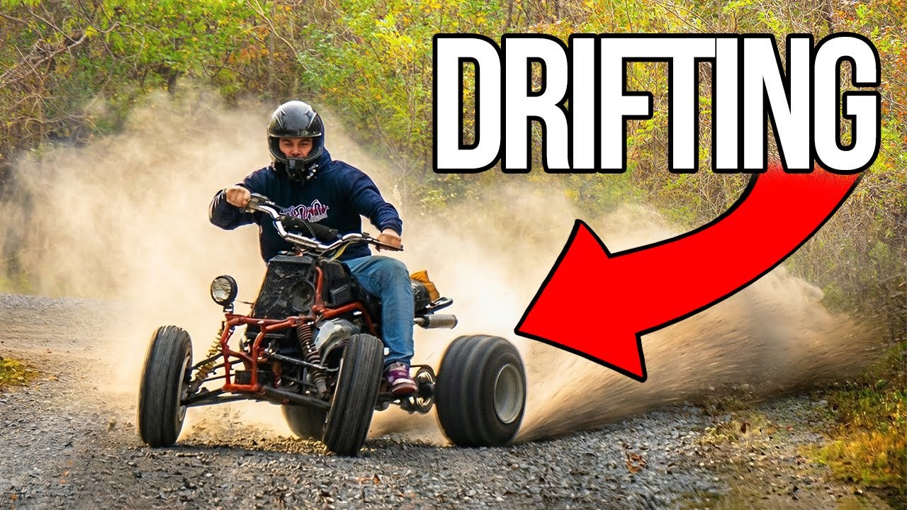 FULL THROTTLE Back Road Drifting on Junkyard Banshee (SKETCHY)