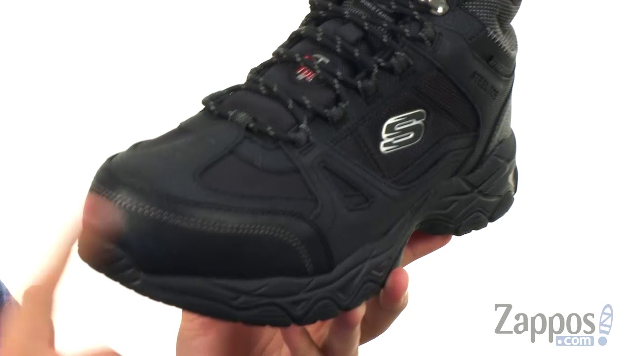 steel toe skechers memory foam