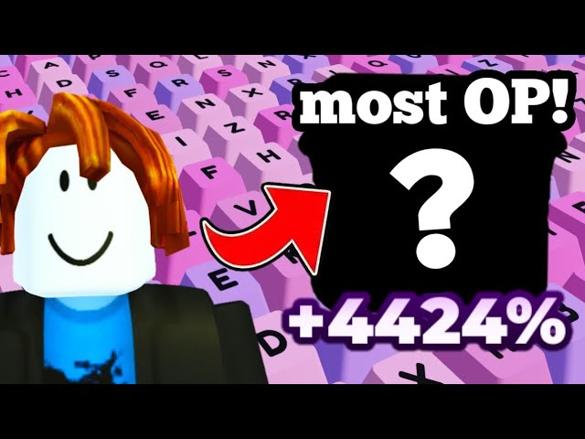 THIS F2P METHOD got MOST OP ITEMS in +1 Speed Keyboard Escape Roblox